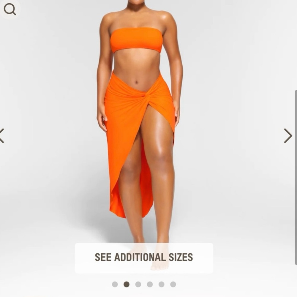 RARE SKIMS ORANGE BIKINI - New with tags